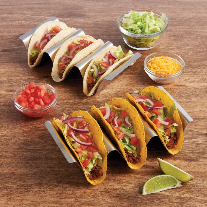 Stainless Steel Taco Holder Stands