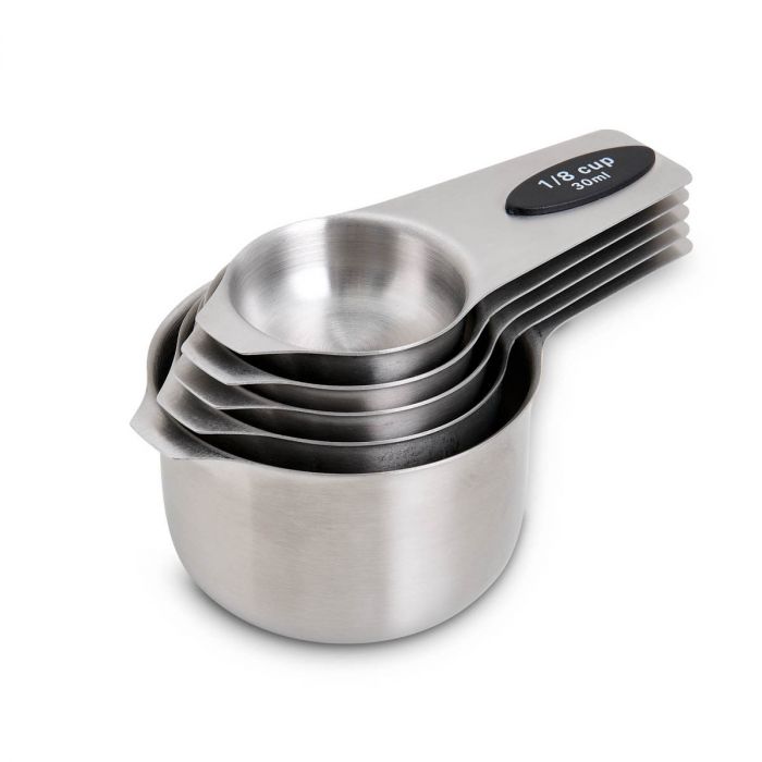 5-Piece Stainless Steel Magnetic Measuring Cups