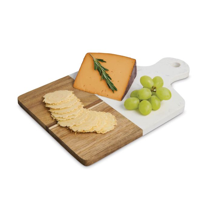 Marble & Wood Cheeseboard