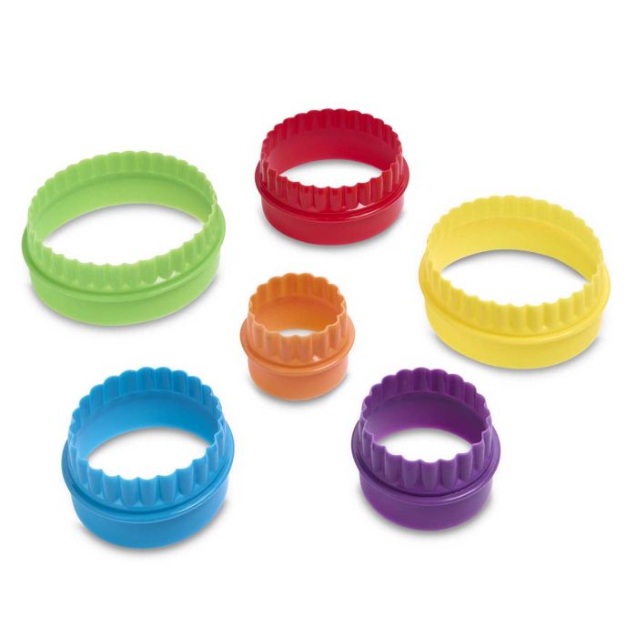 Double Sided Round Cutters - Set Of 6