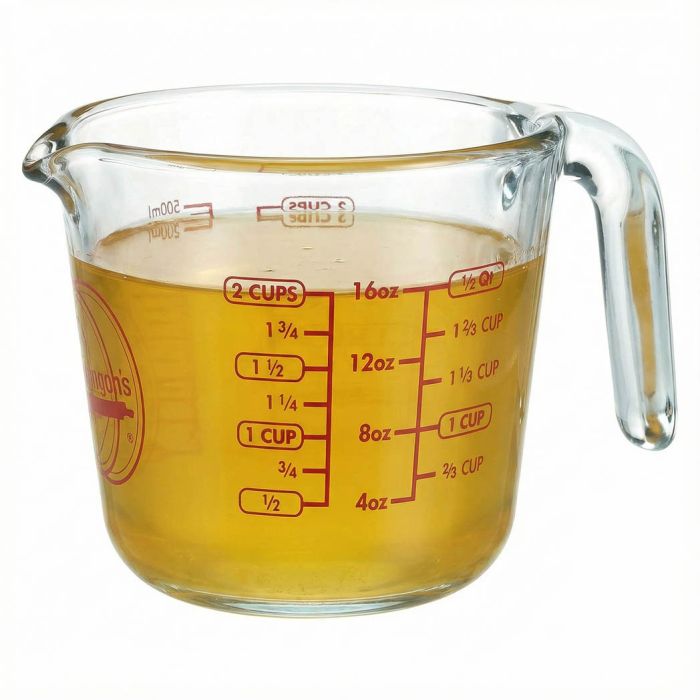 Mrs. Anderson's Glass Measuring Cup