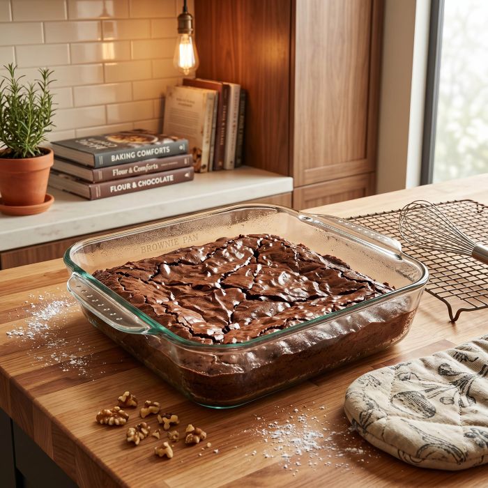 Glass Brownie Pan