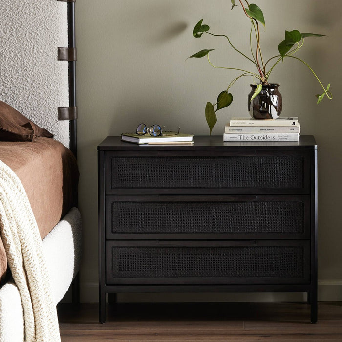 Sydney Large Nightstand - Black Wash