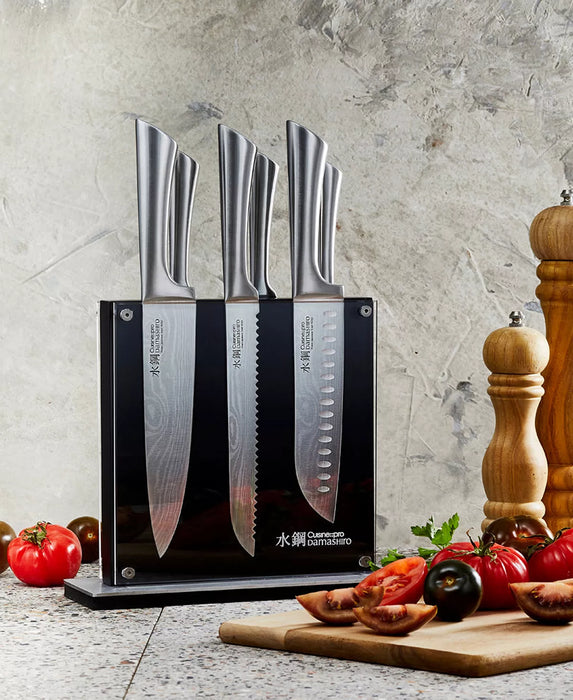 7-Piece Damashiro Kin Knife Block Set