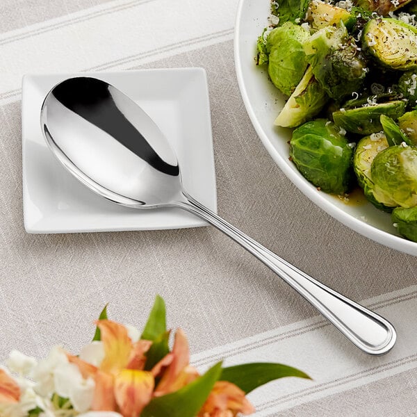 Acopa Edgeworth Extra Heavy Weight Solid Serving Spoon