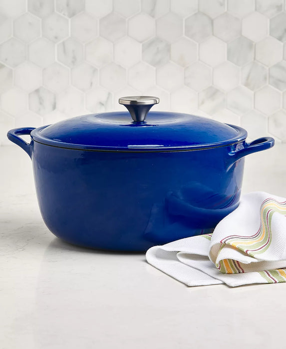 Enameled Cast Iron Round Dutch Oven