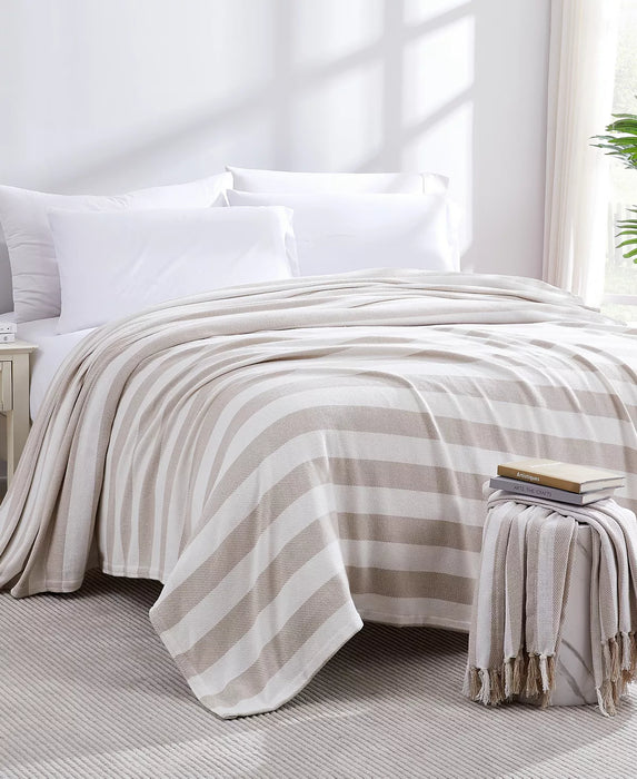 Striped Cotton Throw