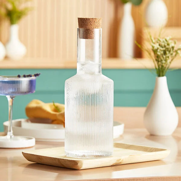 Acopa Fluted Glass Carafe