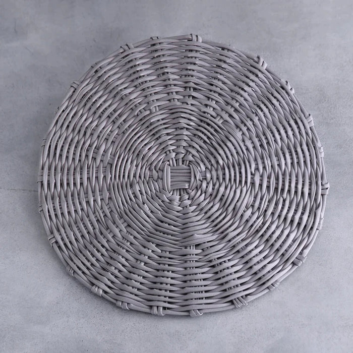 Faux Wicker Placemats - Set of 4