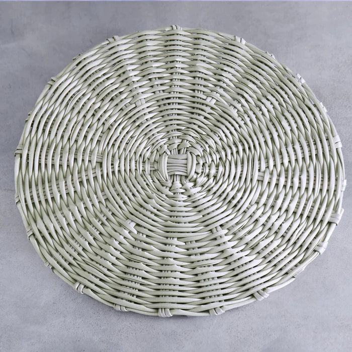 Faux Wicker Placemats - Set of 4