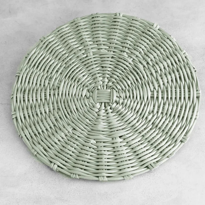 Faux Wicker Placemats - Set of 4