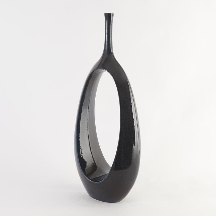 Open Oval Ring Vase