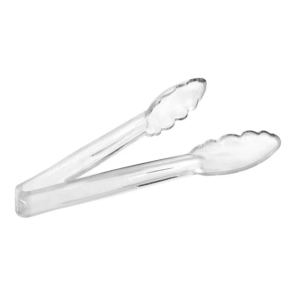 Choice Clear Scallop Grip Tongs