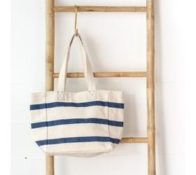 Blue Stripe Beach Bag