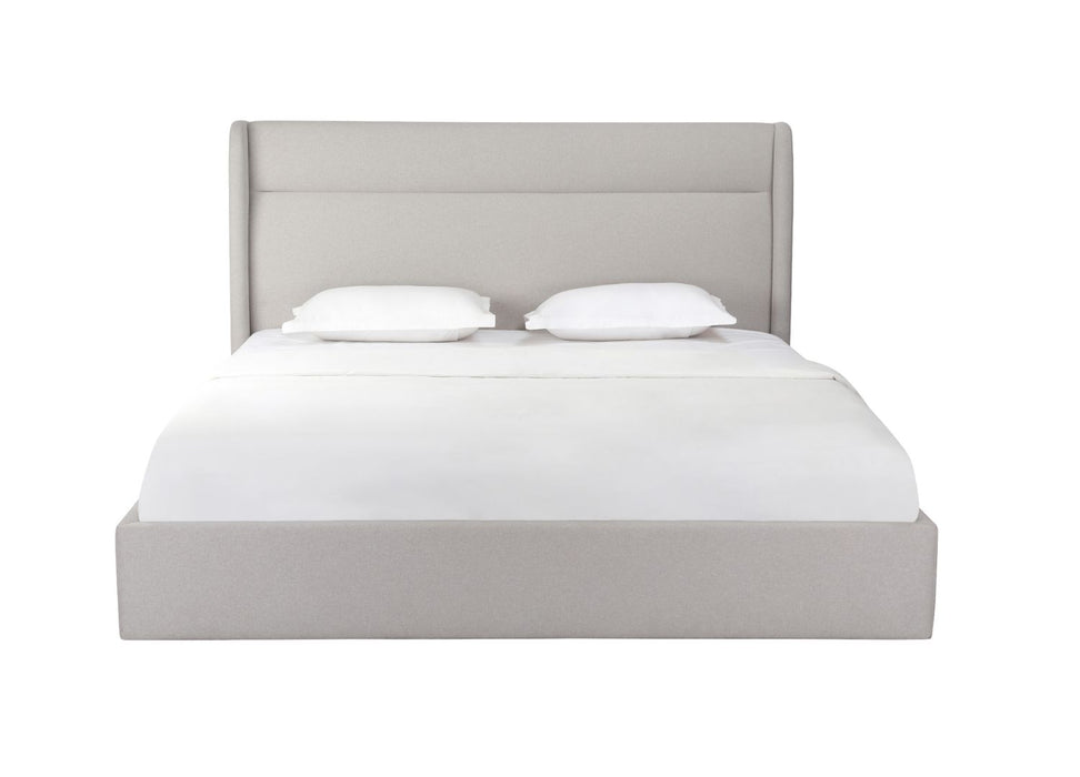Tokyo Upholstered King Bed - Light Grey