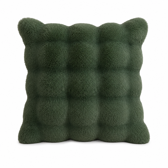 Bubble Faux Fur Pillow