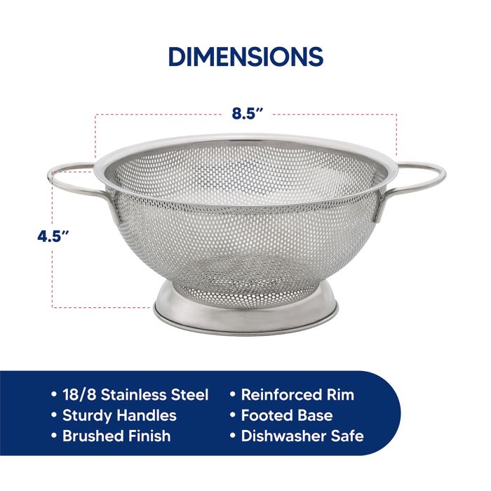 8.5" Perforated Colander