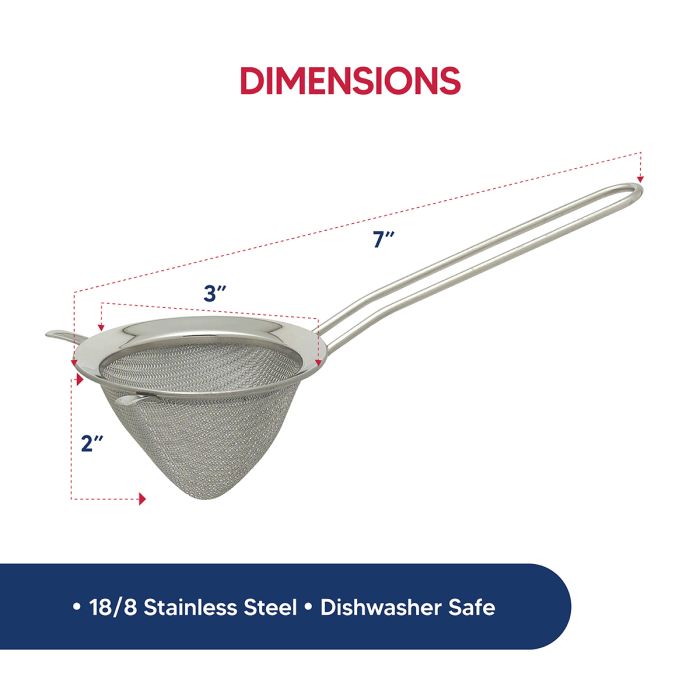 Double Ear Conical Tea Strainer