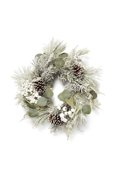 Christmas Wreath w/White Berries