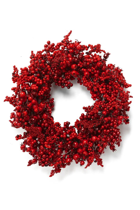 Christmas Red Mix Berries Wreath
