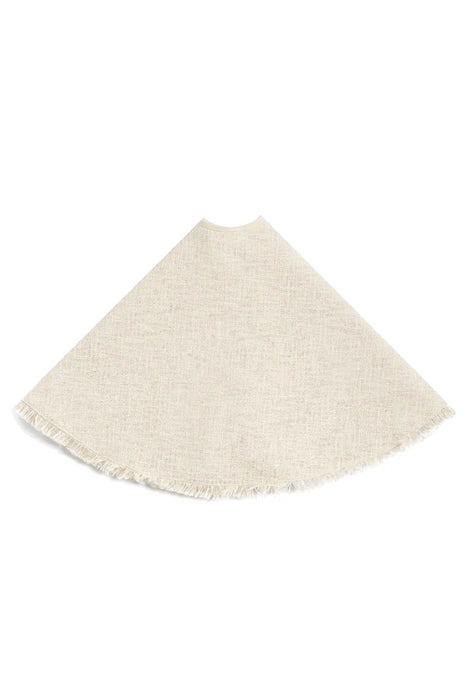 Christmas Fringe Silver Tree Skirt