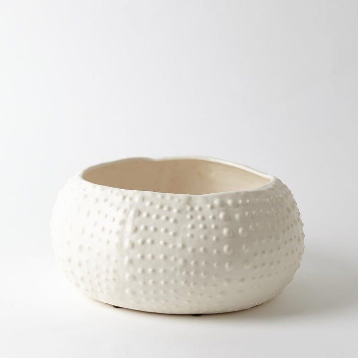 Ceramic Urchin Bowl - Matte White
