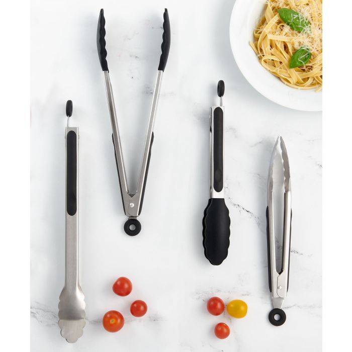 Cat Cora Silicone Food Tongs