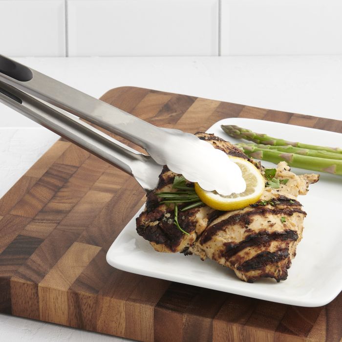 Cat Cora Stainless Steel Food Tongs