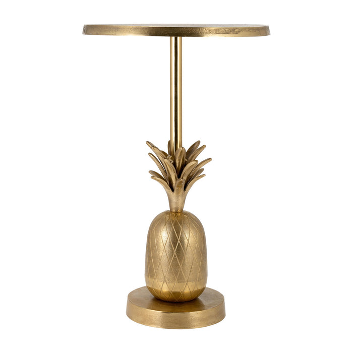 Metal Gold Pineapple Side Table