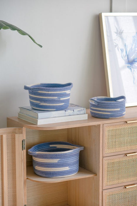 Navy Blue Basket