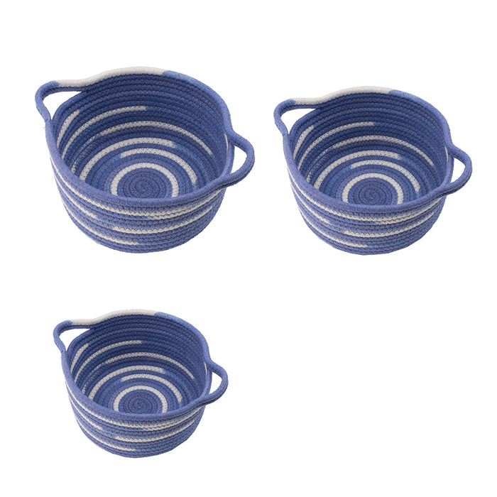 Navy Blue Basket