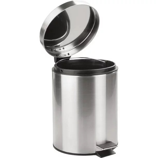 InterDesign Brushed Stainless Steel Step Can — BDC Living