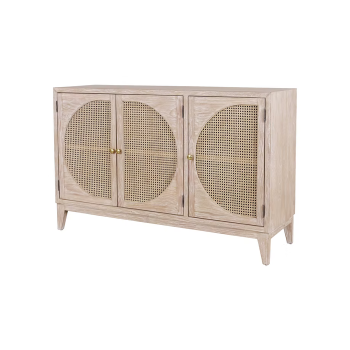 Olivia 3 Door Cabinet Natural