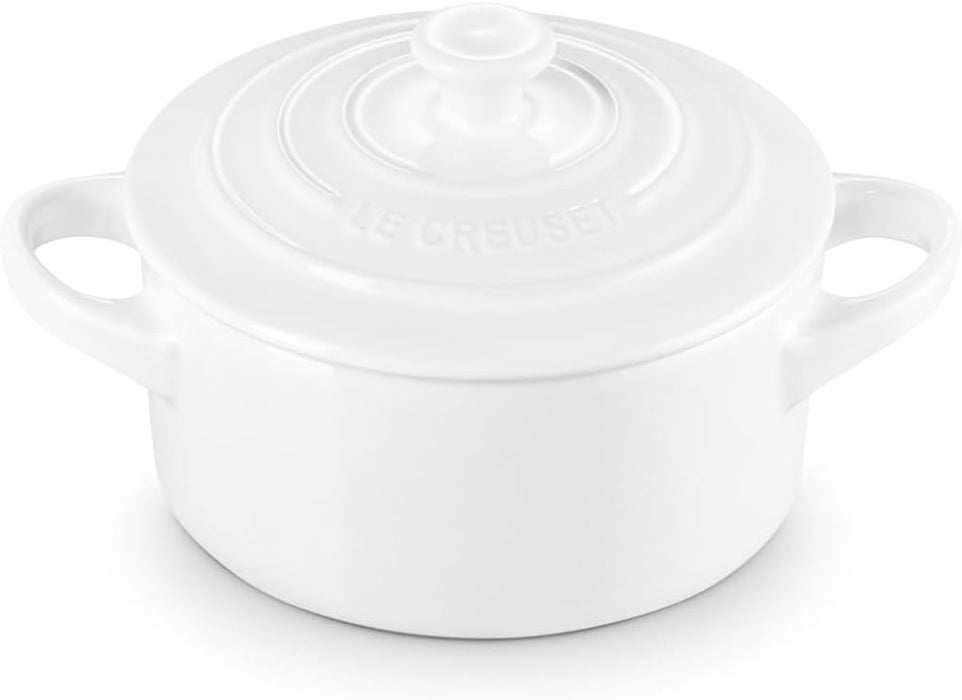 Classic Round Mini Cocotte - White