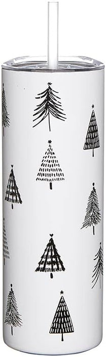 Christmas Trees Skinny Tumbler