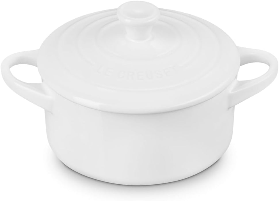14oz Classic Round Mini Cocotte - White