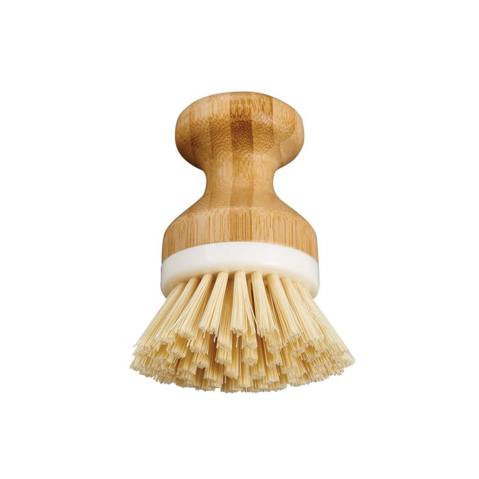 HIC Kitchen Bamboo Handle Dishwashing Vegetable Brush