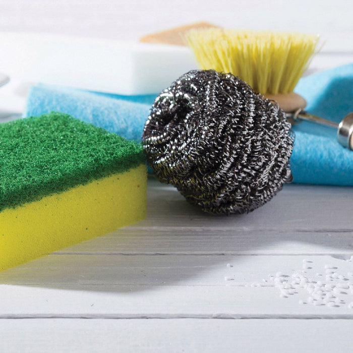 HIC Non-Scratch Scourers And Dish Scrubbers - Set Of 3