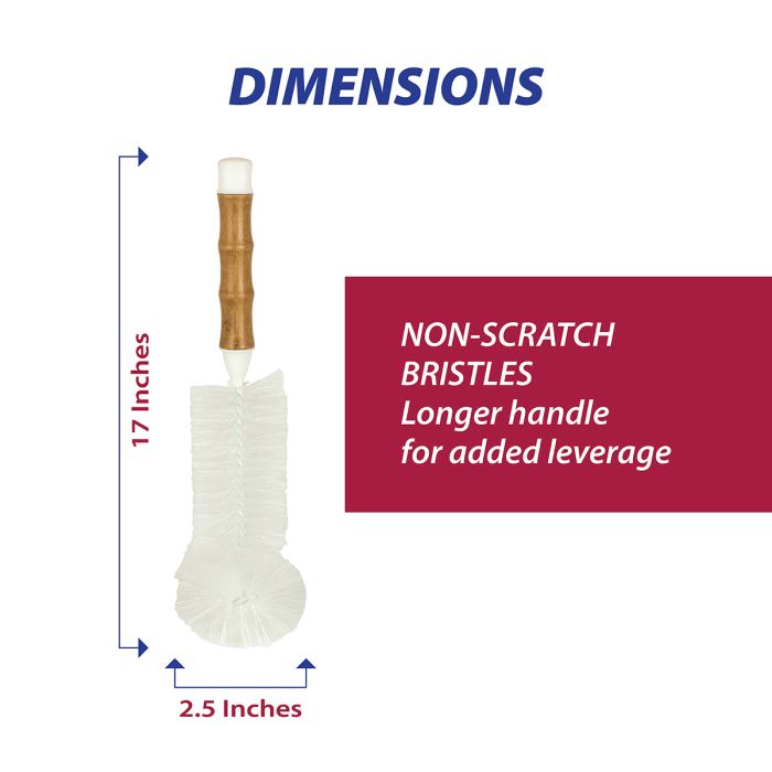 Bamboo Water Bottle Brush