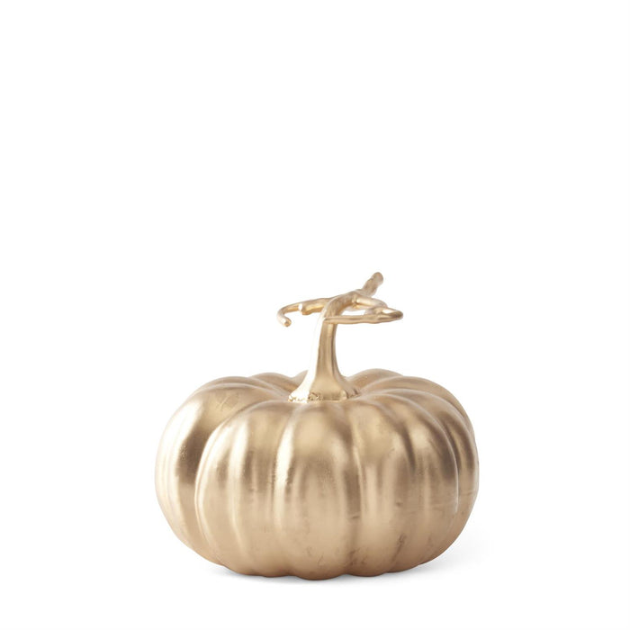 6" Gold Pumpkin