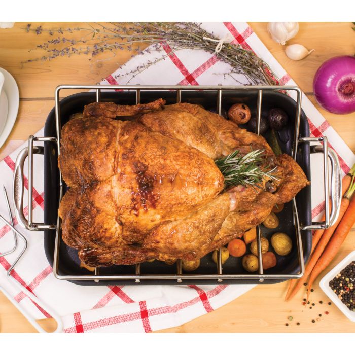 V-Shaped Roasting Rack
