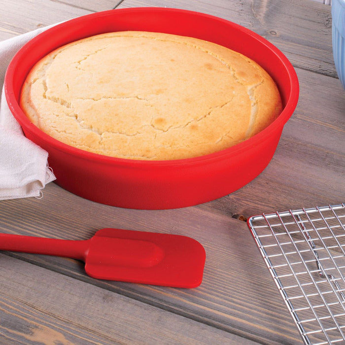 Mrs. Anderson's Baking Silicone Round Cake Pan