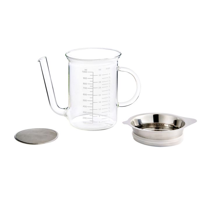 Glass Gravy Strainer