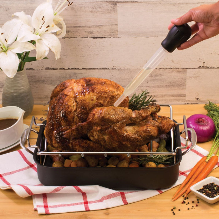 HIC Roasting Heat Resistant Turkey Baster And Meat Marinade