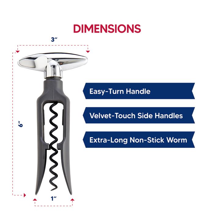 Easy Turn Black Corkscrew