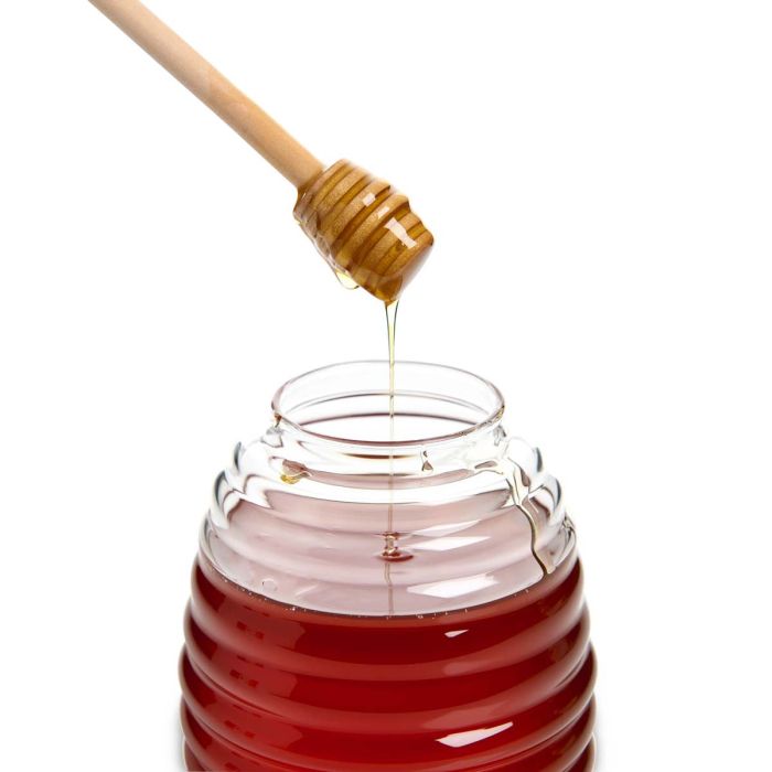Glass Honey Jar w/Dipper