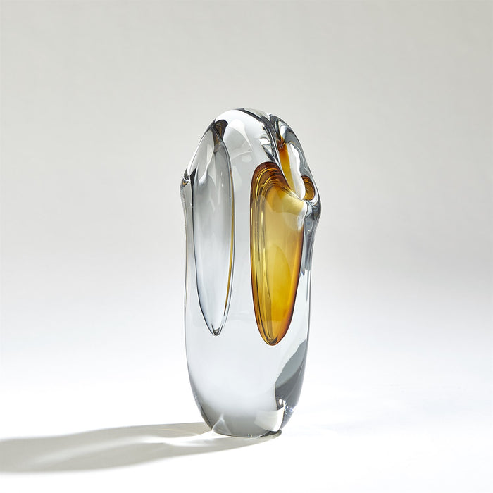 Duet Vase - Amber / Grey