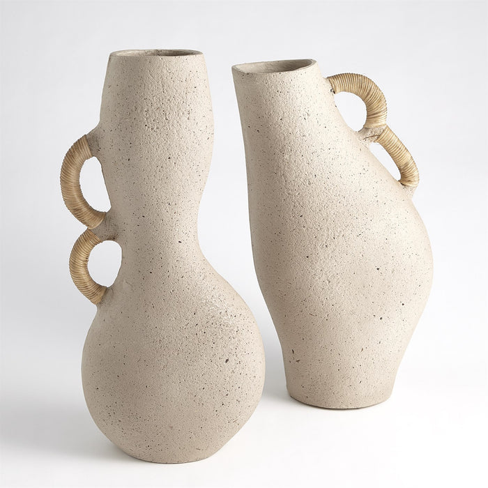 Hourglass Vase - Sandstone