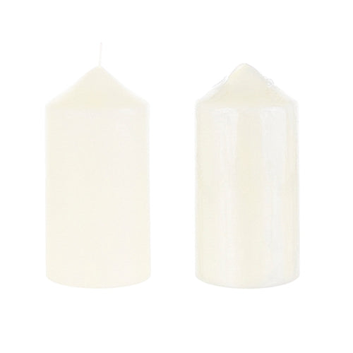 3" x 6" Unscented Dome Top Event Pillar Candle - Ivory