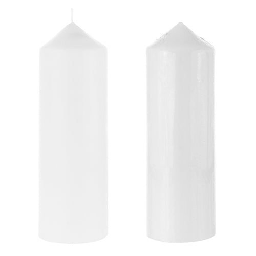 3" x 9" Unscented Dome Top Event Pillar Candle